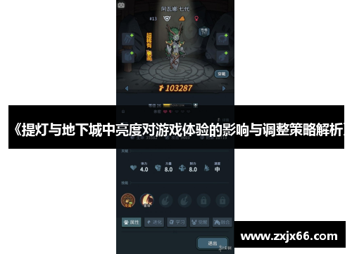 《提灯与地下城中亮度对游戏体验的影响与调整策略解析》